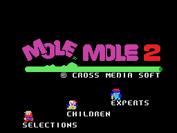 Mole Mole screenshot 2 for MSX